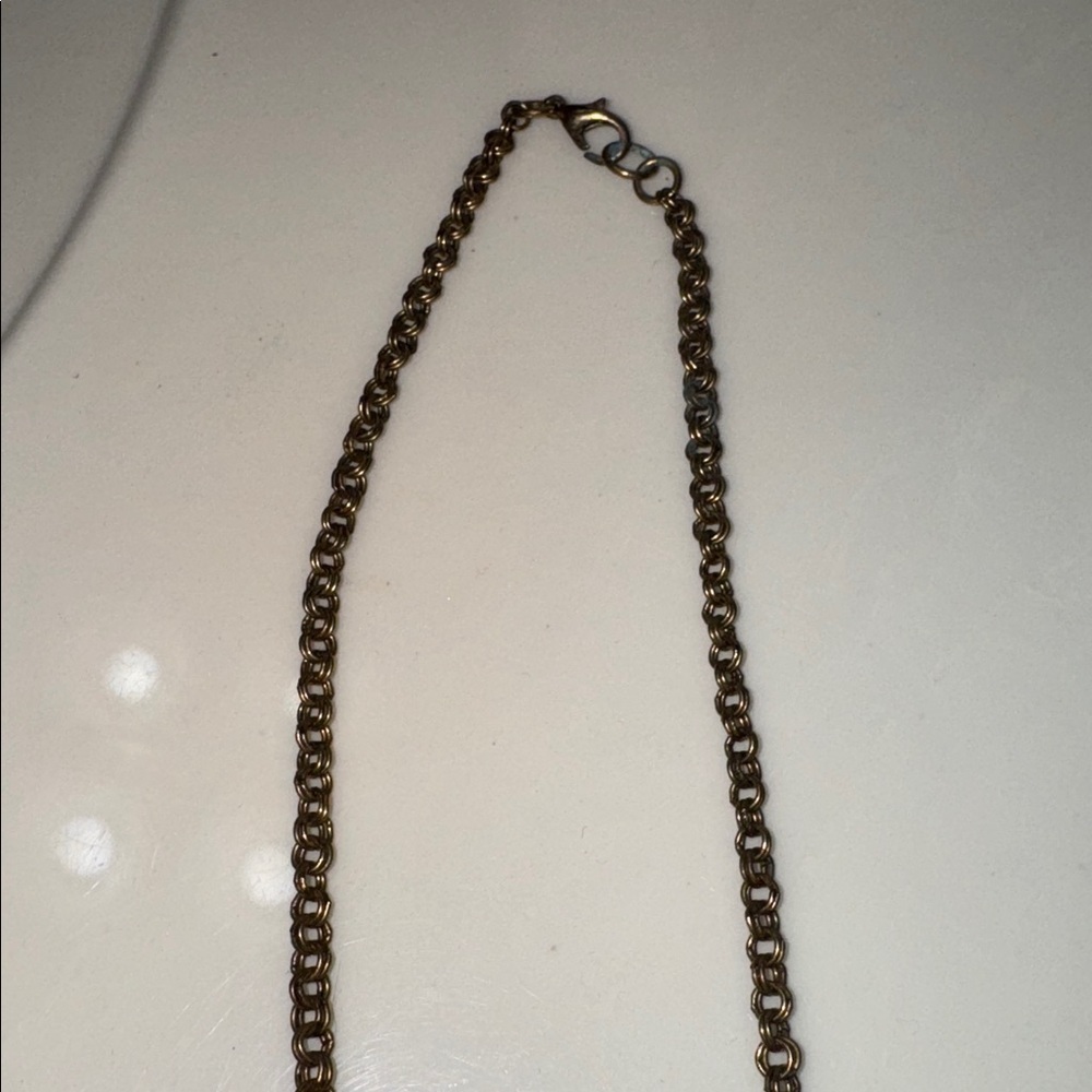 Vintage Gold Pendant Necklace - Picture 3 of 5